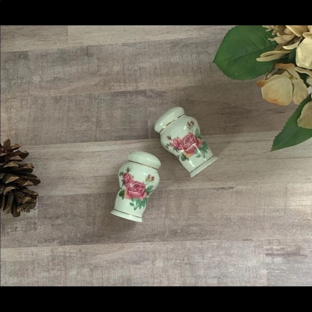 Vintage salt and pepper shakers.